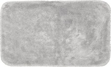 Finest Luxury Platinum Gray 30 in. x 50 in. Ultra Plush Washable Bath Rug -Soft,