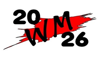 Autoaufkleber WM Fußball 2026 Schriftzug Tuning bis 20cm sticker Weltmeister