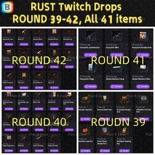 RUST:Twitch Drops: ROUNDS 39 + 40 + 41 + 42 D...
