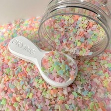 FAKE 5MM Mix Glow-in-Dark Butterfly Polymer Clay Sprinkle NOT EDIBLE D20-07
