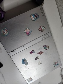 Sony PS2 PlayStation 2 Slim SILVER Console Bundle System Fully Tested Working