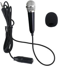 Mini Microfono per Smartphone e PC 3.5mm Jack Registrazione, Vlogging e Karaoke