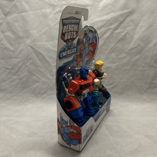 Transformers Rescue Bots Energize Playskool Heroes Optimus Prime & Cody Burns - Picture 2 of 6