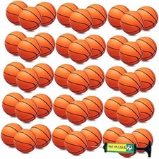 40Pcs 5" Inch Mini Basketball Balls Bulk Small Basketball 5" 40 Pack Orange