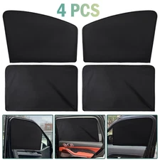 4PCS Magnetic Car Side Window Sun Shade Cover Shield UV Protection Front & Rear