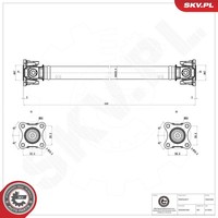Esen SKV 76SKV030 Antriebswelle Vorne FüR BMW