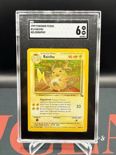 Raichu (Unlimited) graded SGC 6 for sale on eBay