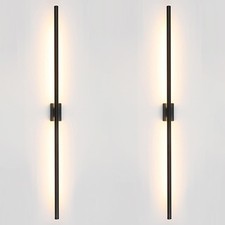 Only Suitable for Small Junction Box Set of 2 Minimalist Long Tube Linear LED...