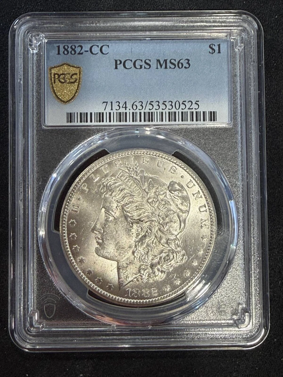 Carson City Grade MS 63 1882 Year Morgan US Dollars (1878-1921