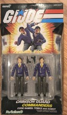 Super7 G.I. Joe Reaction Plus O-Ring Tomax & Xamot Crimson Guard Commanders MOC