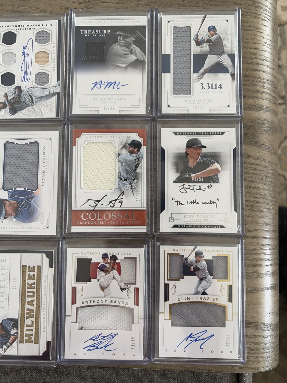 National Treasures Baseball Lot (15) # /99 /25 GU RC Auto Relic 2014-2018 view 4