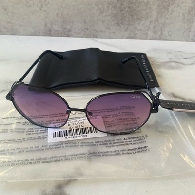 Quay Australia BIG LOVE Sunglasses Black/Purple Fade