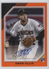 2022 Topps Gallery Rookie Auto Orange 2/25 Drew Ellis #RA-DE Auto 4g8