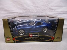 Bburago 1996 Dodge Viper GTS Coupe 1/18 Blue H