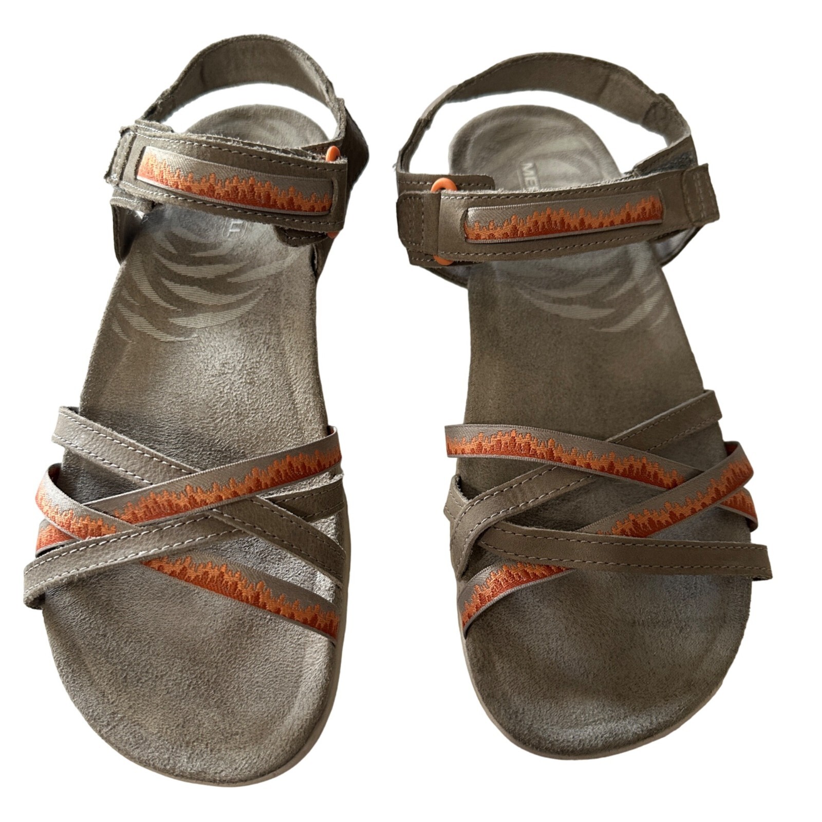 Sandali con cinturini da donna Merrell Moon taglia 9 colore argilla performance