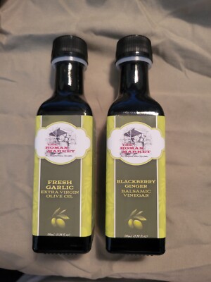 Garlic Olive Oil and Fig Ginger Balsamic Duo - 100ml each