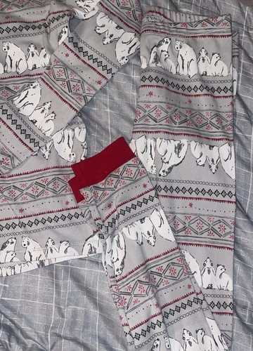 Burts Bees Kids Organic Cotton Snug Fit Polar Bear Fair Isle 2 Pc Pajama 8 NWT - Picture 5 of 7