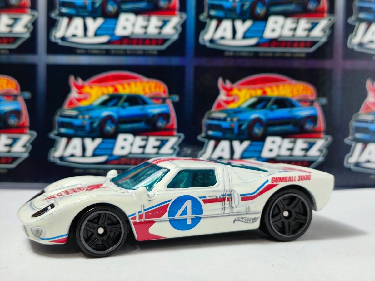 Hot Wheels 2021 Ford GT-40 White #4 Loose (Promo Combine Shipping