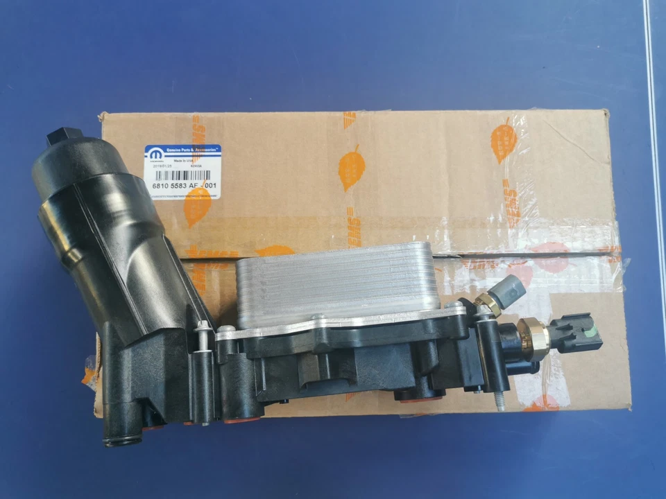 Brand New Genuine Mopar Oil Cooler 68105583AA For Jeep Wrangler JK3.6L 2014-2015 - Image 2 of 4