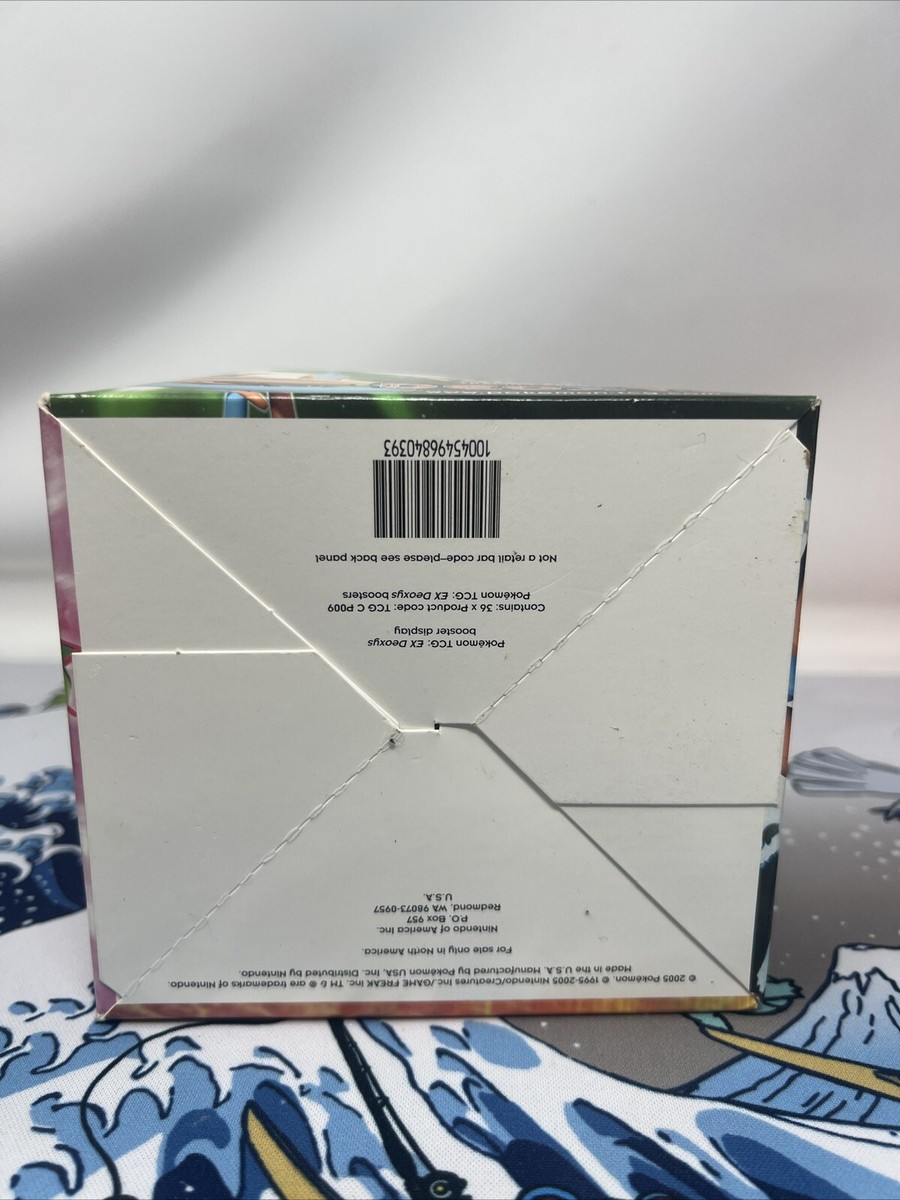EMPTY booster Box Ex Deoxys Display Box NO CARDS | eBay EMPTY booster Box Ex Deoxys Display Box NO CARDS | eBay