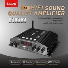 Ultra-Compact 60Wx4 Hi-Fi Audio Amplifier - Digital Coaxial/Optical Fiber