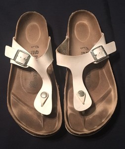 white birkenstocks size 42