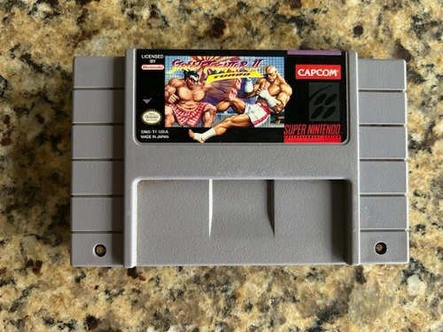 Street Fighter 2 II Turbo (Super Nintendo, 1992) SNES  very good working
