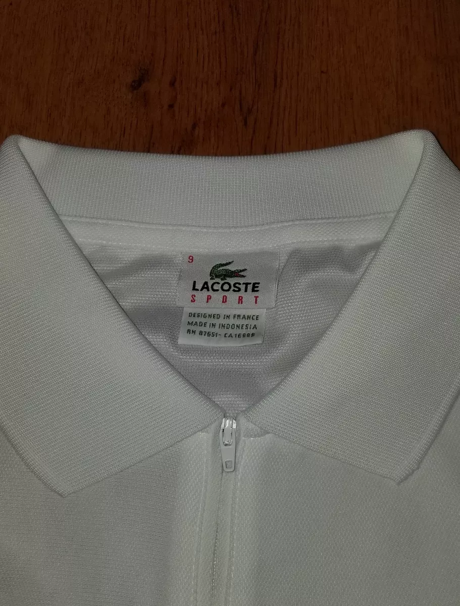 Lacoste t clearance shirt size 9