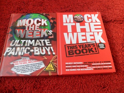 MOCK THE WEEK - THIS YEAR'S BOOK! & ULTIMATE PANIC-BUY! (2009, 2013), Worth £30
