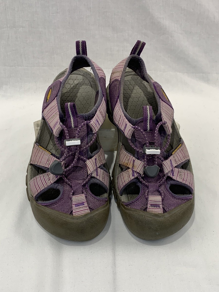 エキデン Keen Venice H2 Sandals Purple Slip On Bungee Women's Size 6