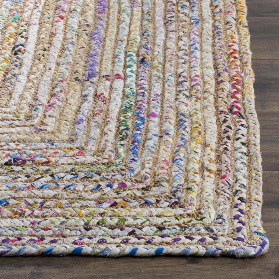 SAFAVIEH Cape Cod Collection Accent Rug - 2'3" x 4', Beige & Multi, Handmade ... - Image 3 of 4