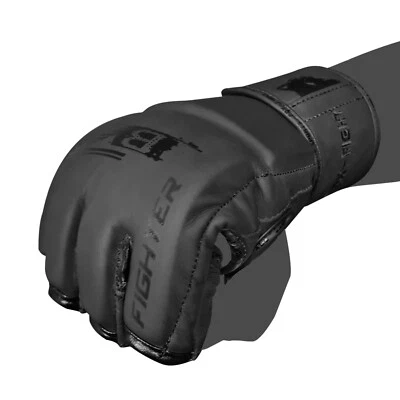FOX-FIGHT B7 MMA Handschuhe aus echtem Leder UFC BJJ Grappling Boxen Sparring
