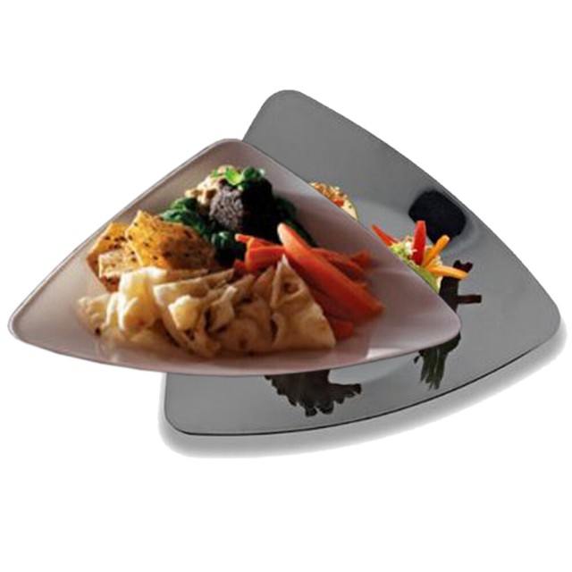 Yoshi Triangle Plastic 10" Dinner Plates 10ct. eBay