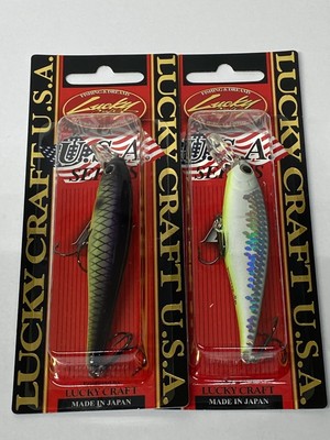 Jerkbaits by Lucky Craft, Lot of 2, Pointer 78 SP, 3/8 oz., New