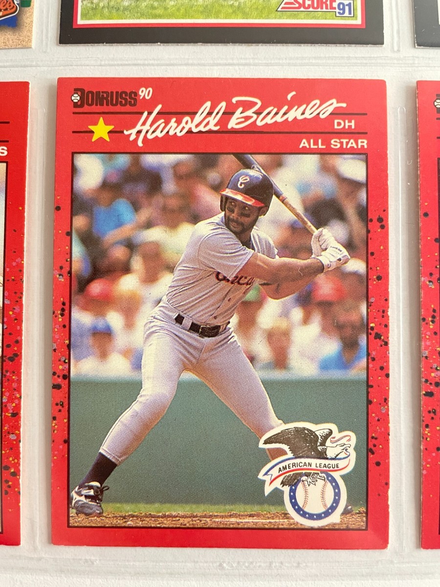 Harold Baines AMERICAN LEAGUE (error) ALL STAR 1990 Donruss Baseball 660  HOF