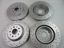 Maserati Quattroporte front rear brake rotors 202016 & 228411 TopEuro #262