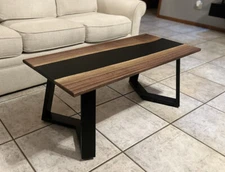 Black Walnut River Coffee Table