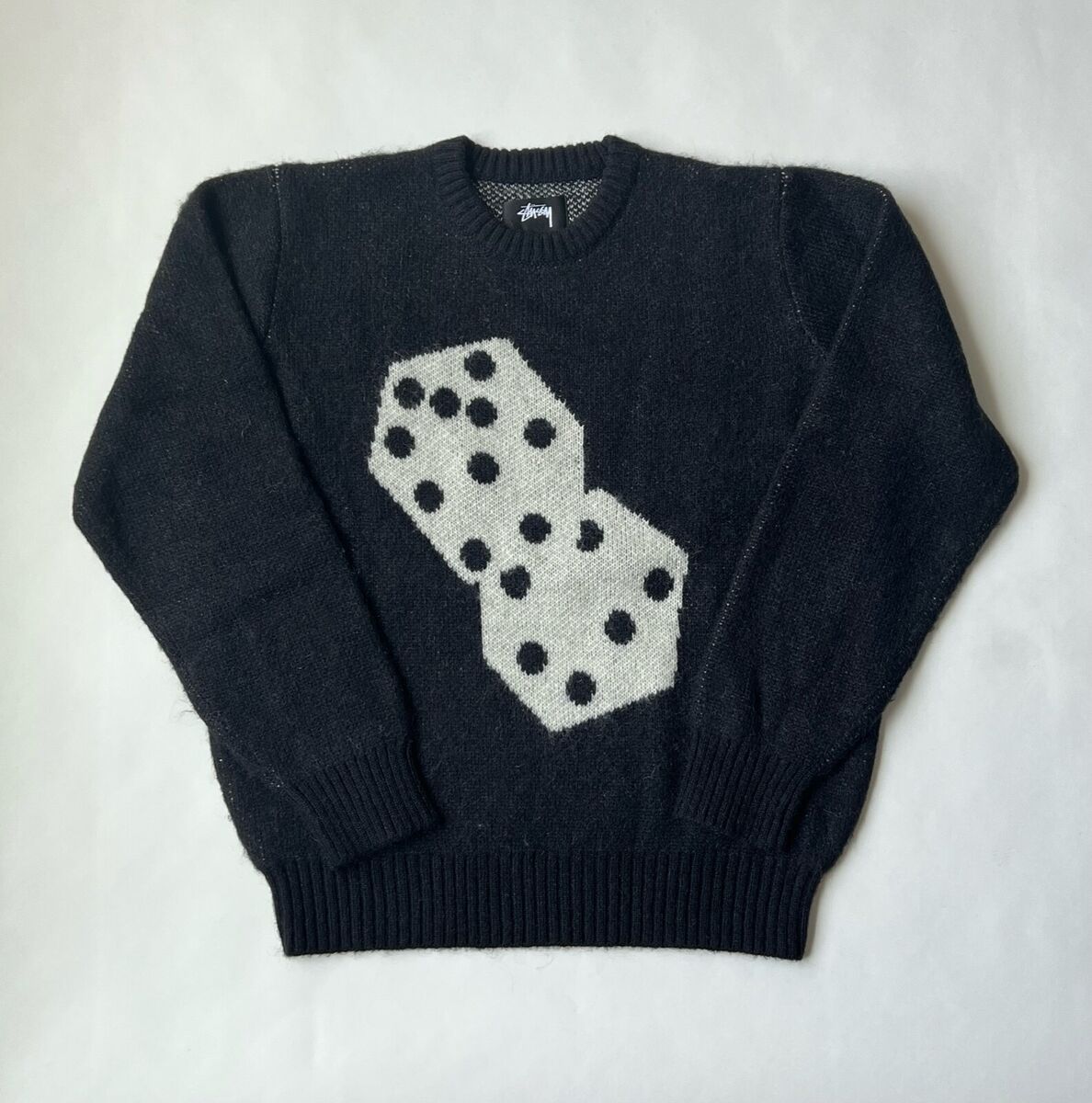Stussy Mohair Dice Sweater FW21 Black Size Medium | eBay Stussy Mohair Dice Sweater FW21 Black Size Medium | eBay
