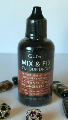 ( 23,33 /100m) GOSH MIX & FIX Colour Drops Darkens Foundation & Concealer 30 ml 