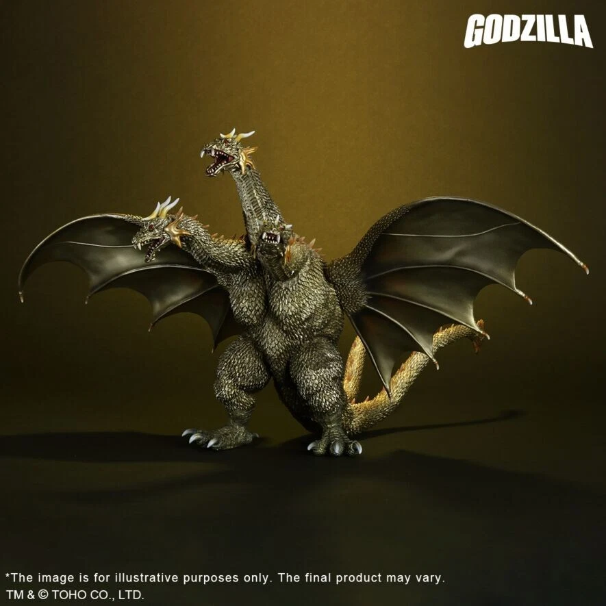 Toho Daikaiju Series King Ghidorah 2001 Battle color ver. Toho large monster - Image 4 of 4