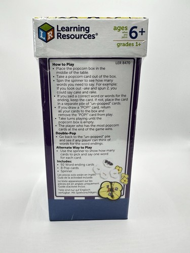 LEARNING RESOURCES Pop For Word Families 8470 - Picture 2 of 5