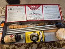 Vintage Outers Gunslick SHOTGUN CLEANING Kit In Metal Red Box 