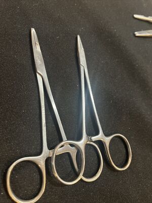 Needle Holder Set 4  Surgical Grade. Hobby, Watch Repair, Soldering aide. Tool