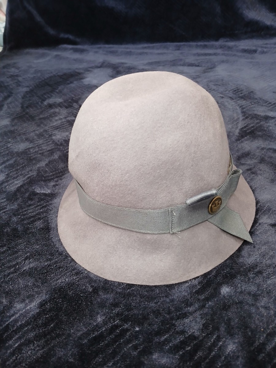 Goorin Bros Cloche Wool Hat Heritage Gray Womens Médium | eBay