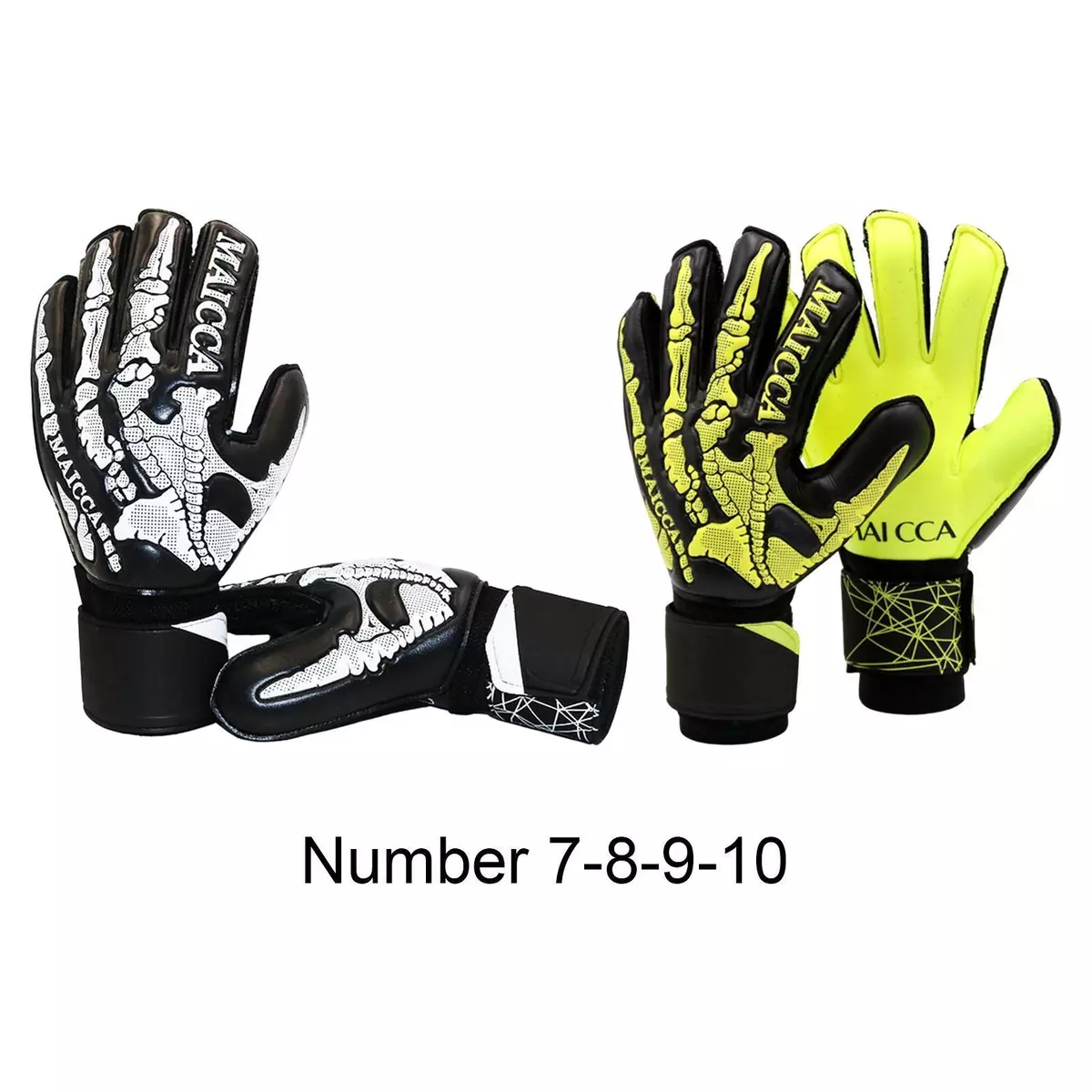 Goalkeeper Gloves Soccer Kids Youths Football Junior Age Girls Mens Goalie