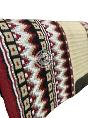 Tapis De Selle Western Chevals - Laine Nouvelle-Zélande - Personnalisable (design) - Neuf