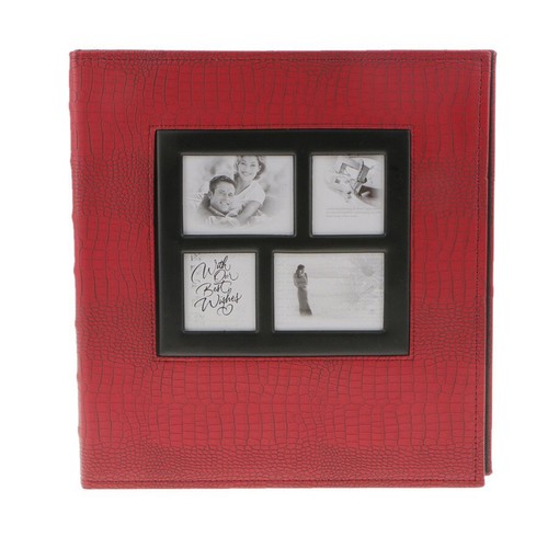 Leather Photo Album 400 Photos Storage Case Family Wedding Baby Memory Film Book - Picture 2 of 14