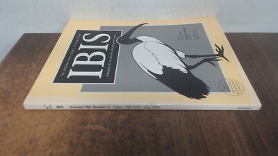 			British ornithologists union IBIS Vol 148, number 3 July 2006, Va		