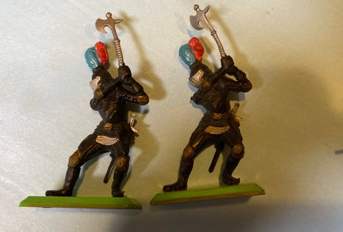 1971 BRITAINS DEETAIL DARK KNIGHTS, ARCHERS, WARRIORS 28 Total Figures 1 Broken - Picture 12 of 12
