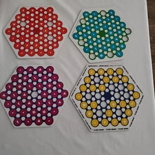 VTG 1981 Inner Circle Survival Game Milton Bradley Board Game 4 GAME BOARDS ONLY